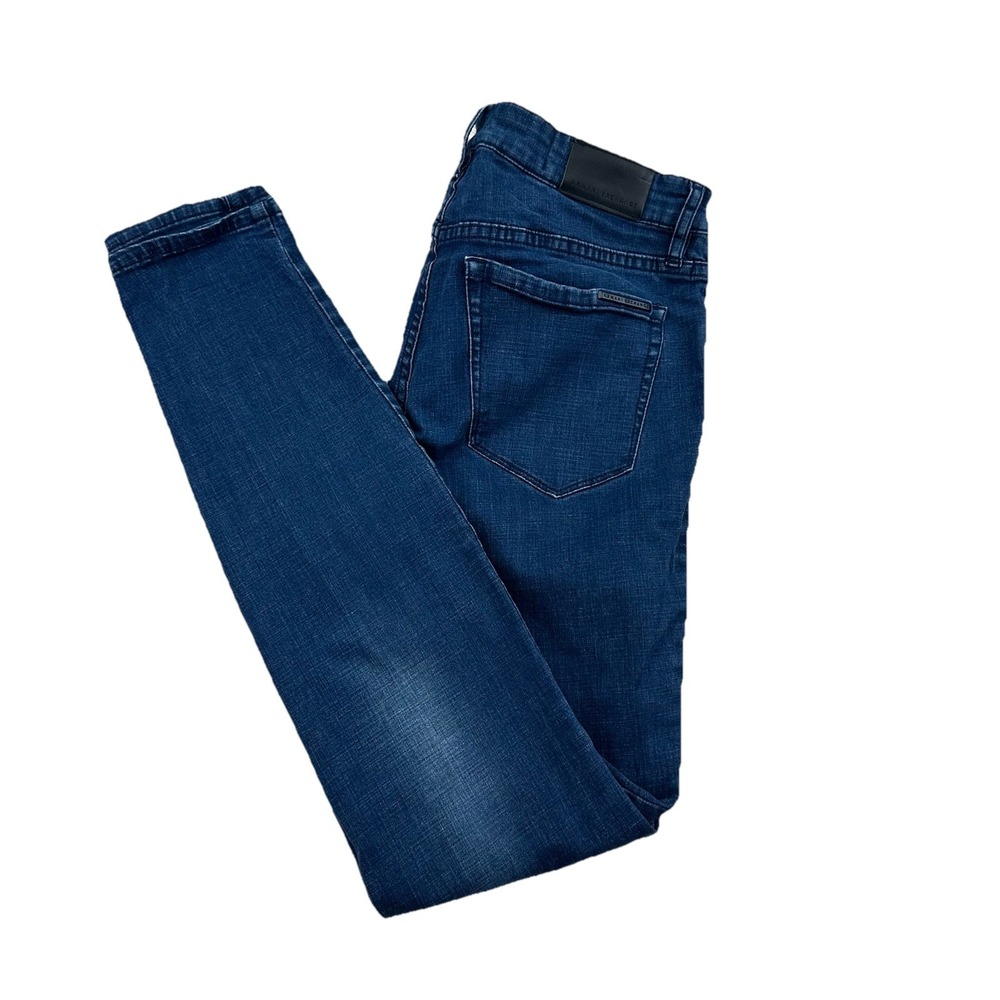 Armani Exchange Jeans Womens Size 29 x 30 Skinny Cut Off Fit Blue Cotton Blend